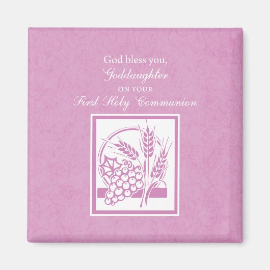 Godtochter Erste Kommune, Rosa Magnet (Vorne)