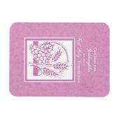 Godtochter Erste Kommune, Rosa Magnet (Horizontal)