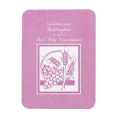 Godtochter Erste Kommune, Rosa Magnet (Vertikal)