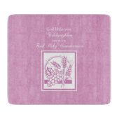 Godtochter Erste Kommune, Rosa Schneidebrett (Vorderseite)