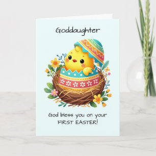 Godtochter Erste Ostersegnung Kick Breaking Karte