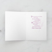 Godtochter First Communitykarte, Rosa Karte (Innenseite)