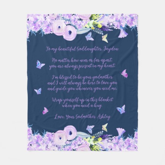 Godtochter Fleece Blanket (Vorderseite)