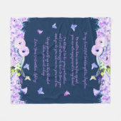 Godtochter Fleece Blanket (Vorderseite (Horizontal))