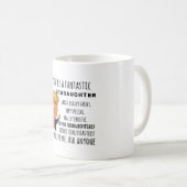 Godtochter Funny Birthday Geschenk Bestes Geschenk Kaffeetasse (VorderseiteRechts)