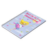 Godtochter Gift Girly Motivierend Personalisiert Notizblock (Linke Seite)