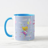 Godtochter Gift Girly Motivierend Personalisiert Tasse (Links)