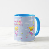 Godtochter Gift Girly Motivierend Personalisiert Tasse (VorderseiteRechts)