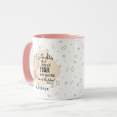 Godtochter Gift QUOTE Proverb Blonde BALLERINA Tasse (Vorderseite Links)