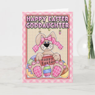 Godtochter Osterkarte - Osterhase & Ostern Feiertagskarte