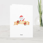 Godtochter Snow Globe Gingerbrot Weihnachten im Ha (Rückseite)