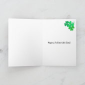 Godtochter St Patrick's Leprechaun Celtic Card Karte (Innenseite)