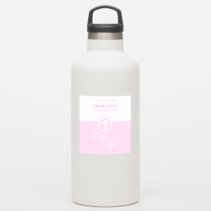 Godtochter Taufe Pink Kind Gottes Personalisiert Aufkleber