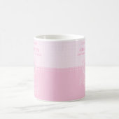 Godtochter Taufe Pink Kind Gottes Personalisiert Kaffeetasse (Mittel)
