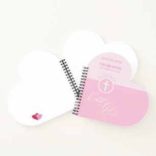 Godtochter Taufe Pink Kind Gottes Personalisiert Notizblock
