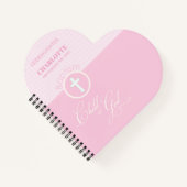 Godtochter Taufe Pink Kind Gottes Personalisiert Notizblock (Vorderseite)