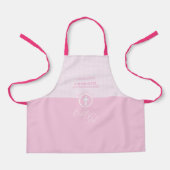Godtochter Taufe Pink Kind Gottes Personalisiert Schürze (Vorderseite)