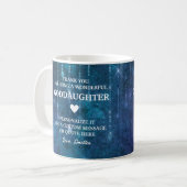 Godtochter Vielen Dank Herzlichen Dank für die Nac Kaffeetasse (Vorderseite Links)