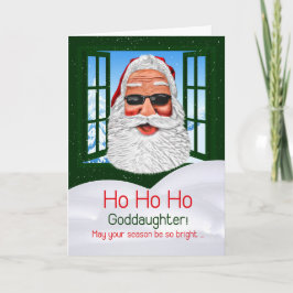 Godtochter Weihnachten Weihnachten in Sonnenbrille