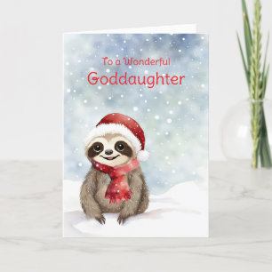 Godtoy Happy Holidays Niedlich Sloth Karte