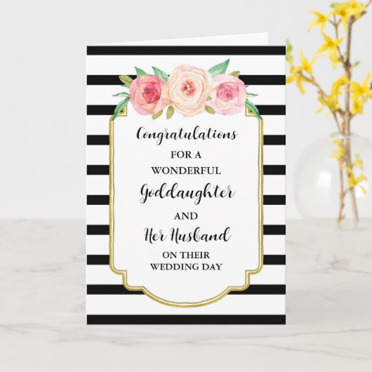 Godtoy und ihr Ehemann gratulieren Karte (Gelbe Blume)