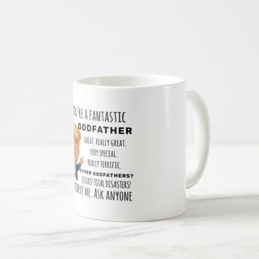 GodVater Best-Geschenk Kaffeetasse (VorderseiteRechts)