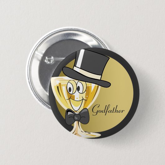 Godvater Celebration Button: Button (Vorne & Hinten)