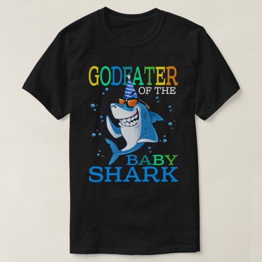 GODVATER des Baby Shark Birthday Brother Shark T-Shirt (Design vorne)