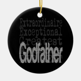 GodVater Extraordinaire Keramikornament