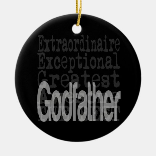 GodVater Extraordinaire Keramikornament (Vorne)