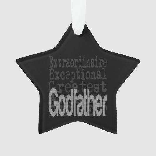 GodVater Extraordinaire Ornament (Vorderseite)
