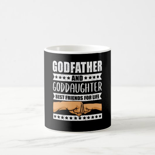 GodVater Godchild und Godpater Geschenk Kaffeetasse (Mittel)