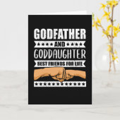 GodVater GodTochter Godchild und GodVaters Geschen Karte (Gelbe Blume)