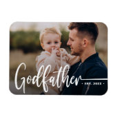 Godvater Modernes Foto Keepake Magnet (Horizontal)