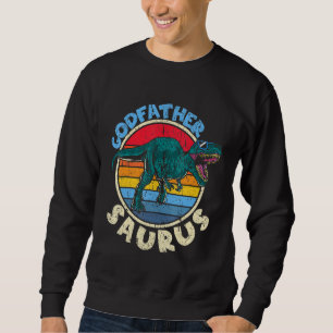 GodVater Saurus I Tyrannosaurus Rex Rex I Familie Sweatshirt