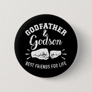 Godvater und Godson Freunde für das Leben Button