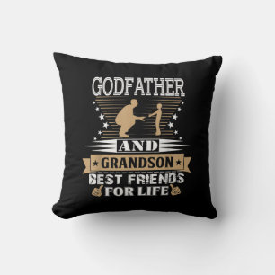 Godvater und Grandson Beste Lebensfreunde Kissen
