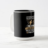 Godvater und Grandson Beste Lebensfreunde Zweifarbige Tasse (Vorderseite Links)