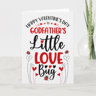 Godvaters kleine Liebe Bug Valentine Feiertagskarte