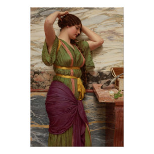 Godward A angemessene Reflexion CC0631 Poster
