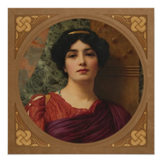 Godward Contemplation CC0635 Perfect Poster (Vorderseite)