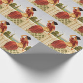 Godward Das Signal Schöne Portrait-Frau Kunst Geschenkpapier (Ecke)