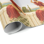 Godward Das Signal Schöne Portrait-Frau Kunst Geschenkpapier (Rolleneckpunkt)