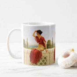 Godward Das Signal Schöne Portrait-Frau Kunst Kaffeetasse