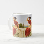 Godward Das Signal Schöne Portrait-Frau Kunst Kaffeetasse (Vorderseite Links)