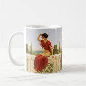 Godward Das Signal Schöne Portrait-Frau Kunst Kaffeetasse (Links)