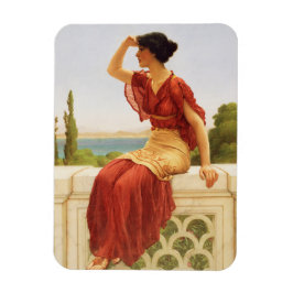 Godward Das Signal Schöne Portrait-Frau Kunst Magnet