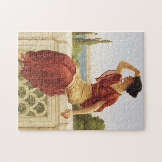 Godward Das Signal Schöne Portrait-Frau Kunst Puzzle (Horizontal)