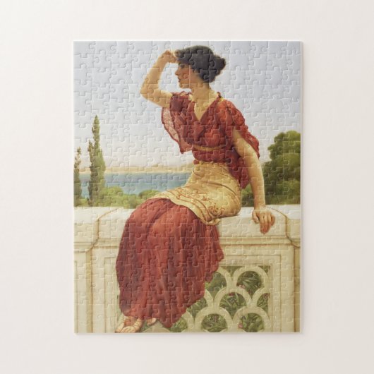 Godward Das Signal Schöne Portrait-Frau Kunst Puzzle (Vertikal)