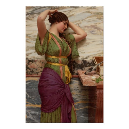 Godward Eine faire Reflektion CC0631 Perfect Poste Poster (Vorderseite)